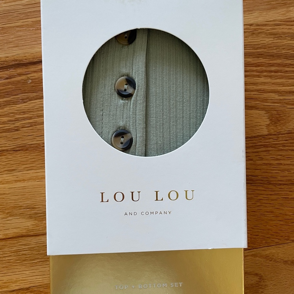 Lou Lou & Company Kids Matching Set in Sage Green